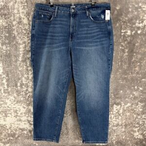 NEW Old Navy Petite Sz 18p OG Straight High Rise Secret-Slim Pockets Jeans Blue